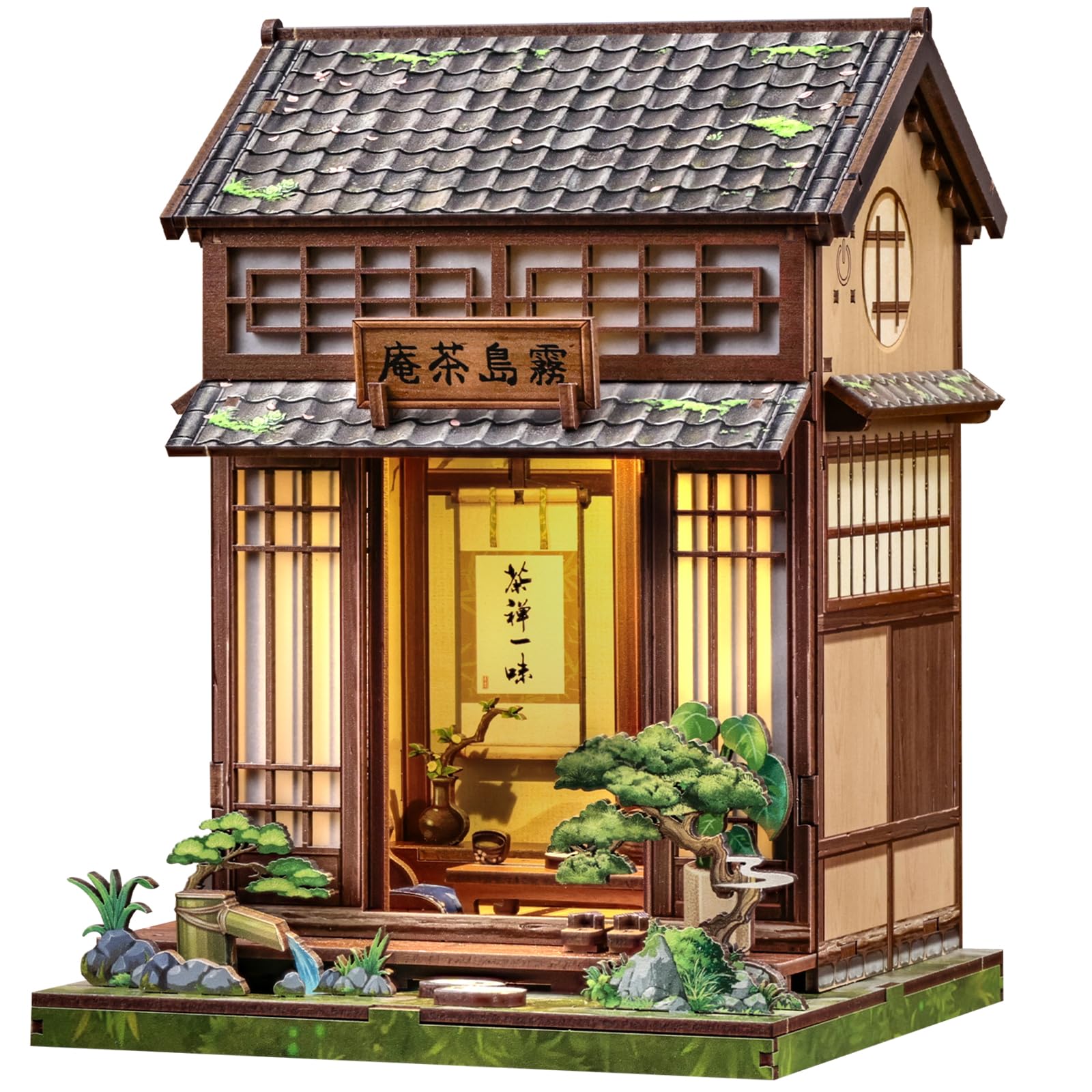 CUTEBEE Christmas Book Nook Kit - DIY Miniature House Dollhouse Kit for Adults, Teens, Booknook Tiny House Bookshelf Decor 3D Wooden Puzzle, Gifts for Family, Friends (Christmas Wish Store)